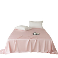 HKM-015763 Light Luxury Solid Purple Tencel Lyocell Fiber Bed Sheet