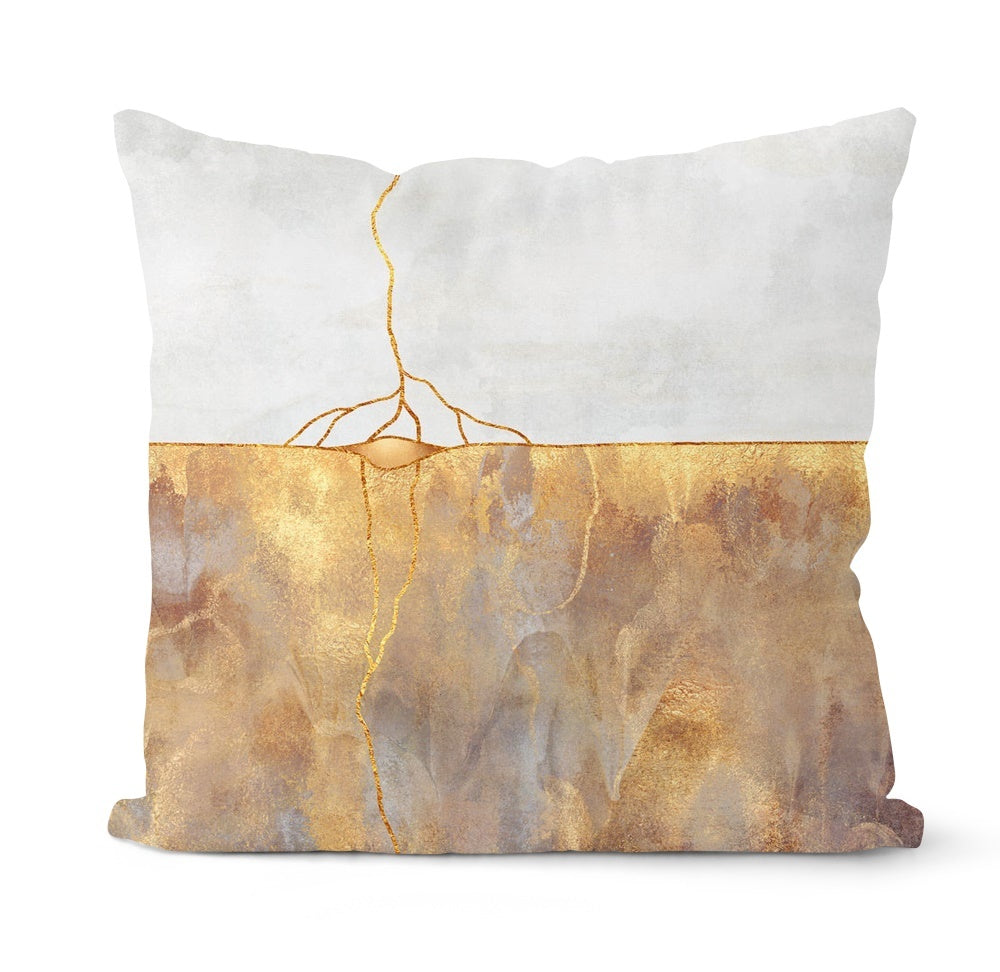 HKM-015827 Linen Peach Skin Super Soft Cushion Cover for Home and Outdoor Spaces, 45x45cm