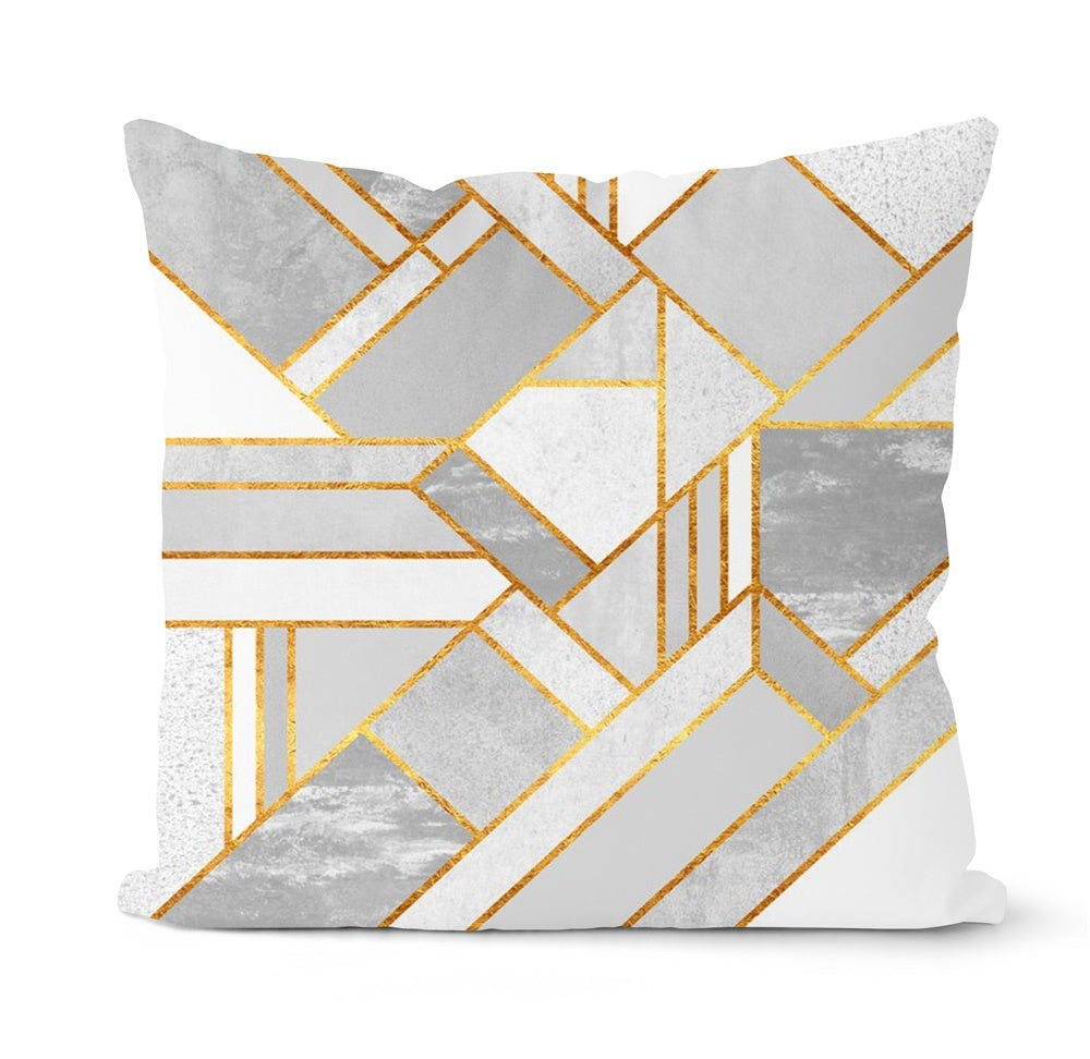 HKM-015827 Linen Peach Skin Super Soft Cushion Cover for Home and Outdoor Spaces, 45x45cm