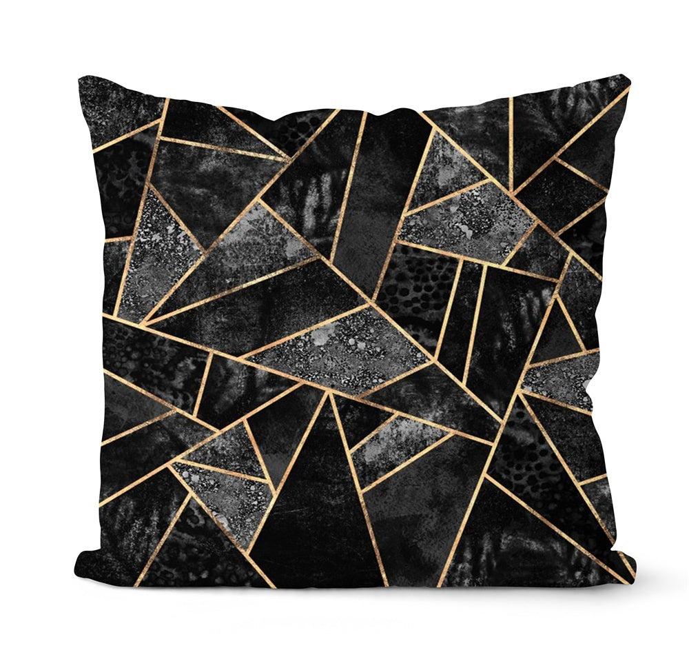 HKM-015827 Linen Peach Skin Super Soft Cushion Cover for Home and Outdoor Spaces, 45x45cm