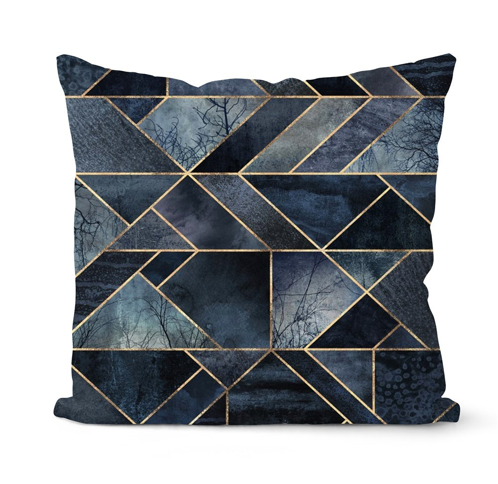 HKM-015827 Linen Peach Skin Super Soft Cushion Cover for Home and Outdoor Spaces, 45x45cm