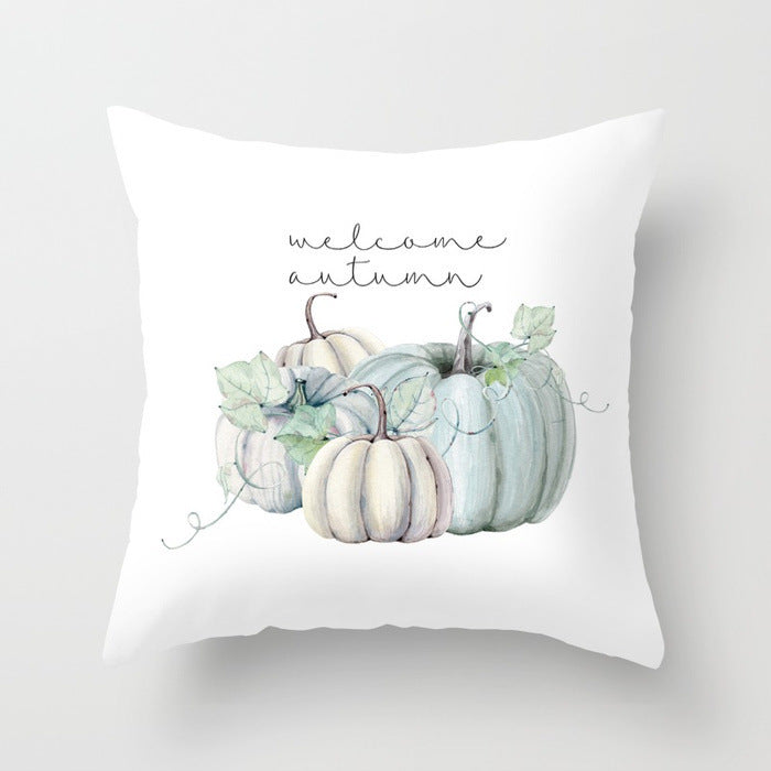 HKM-015891 Halloween Pumpkin Cushion Cover - American Country Style, Polyester Material with PP Cotton Filling