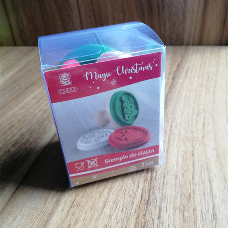 HKM-015891 Silicone Biscuit Stamp with Wooden Handle for Perfectly Shaped Treats