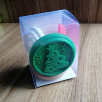 HKM-015891 Silicone Biscuit Stamp with Wooden Handle for Perfectly Shaped Treats