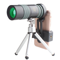HKM-016339 Adjustable 8-24X30 Monocular Telescope with Phone Clip and Tripod, Lightweight and Versatile for Outdoor Viewing