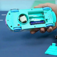 HKM-016403 Transparent Shell Gear Car Toy with Music and Lights for Children of All Ages
