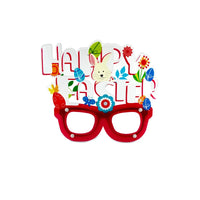 HKM-016595 Easter Cartoon Rabbit Egg PVC Glasses for Children's Party Decoration and Photo Props