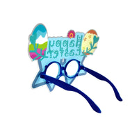 HKM-016595 Easter Cartoon Rabbit Egg PVC Glasses for Children's Party Decoration and Photo Props