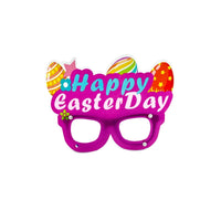 HKM-016595 Easter Cartoon Rabbit Egg PVC Glasses for Children's Party Decoration and Photo Props
