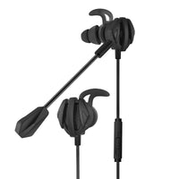 HKM-016659 In-ear Gaming Headset with Microphone and 3.5mm L-bend Plug - Ideal for Mobile and Music Use