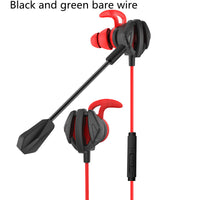 HKM-016659 In-ear Gaming Headset with Microphone and 3.5mm L-bend Plug - Ideal for Mobile and Music Use