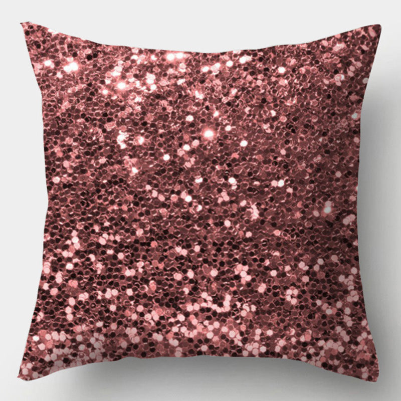 HKM-016723 Geometric Design Peach Skin Fabric Cushion - European Style 44x44cm
