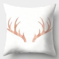 HKM-016723 Geometric Design Peach Skin Fabric Cushion - European Style 44x44cm