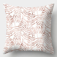 HKM-016723 Geometric Design Peach Skin Fabric Cushion - European Style 44x44cm