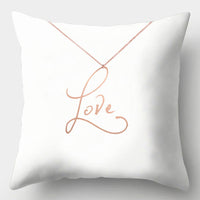 HKM-016723 Geometric Design Peach Skin Fabric Cushion - European Style 44x44cm