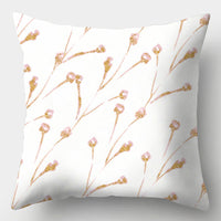 HKM-016723 Geometric Design Peach Skin Fabric Cushion - European Style 44x44cm