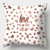 HKM-016723 Geometric Design Peach Skin Fabric Cushion - European Style 44x44cm
