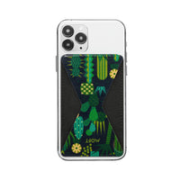 HKM-016979 Invisible Stickable Phone Stand with Card Holder Feature - Ultra-Thin, Removable, Non-Marking Glue Assembly