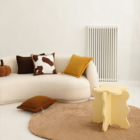 HKM-017043 Lamb Plush Pillow Cushions for Cozy Autumn and Winter Living Rooms