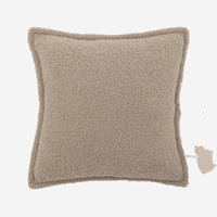 HKM-017043 Lamb Plush Pillow Cushions for Cozy Autumn and Winter Living Rooms
