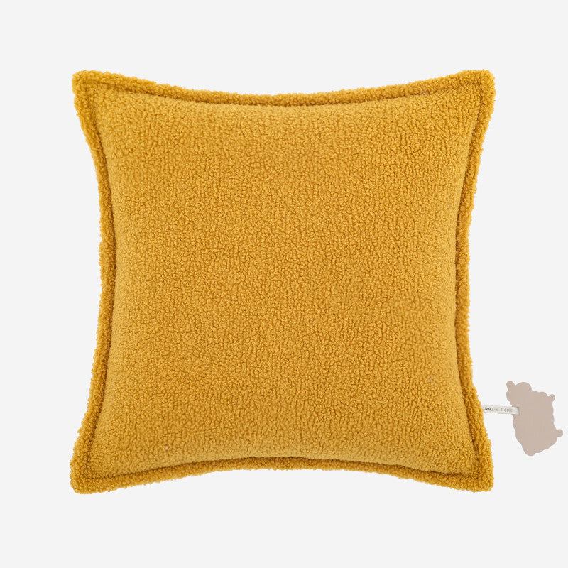 HKM-017043 Lamb Plush Pillow Cushions for Cozy Autumn and Winter Living Rooms