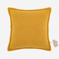 HKM-017043 Lamb Plush Pillow Cushions for Cozy Autumn and Winter Living Rooms