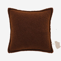 HKM-017043 Lamb Plush Pillow Cushions for Cozy Autumn and Winter Living Rooms