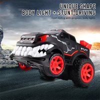 HKM-017171 Wacky Grimacing Remote Control Stunt Vehicle for Boys - 2.4G RC Truck for Indoor and Outdoor Fun