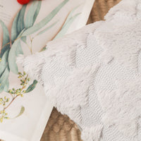 HKM-017235 Modern Minimalist Plush Sofa Pillow Covers - Solid Color 45x45cm, Various Designs