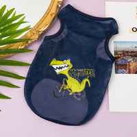 HKM-017363 Cartoon Mesh Dog Vest in Polyester – Available in Multiple Sizes
