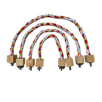 HKM-017363 Parrot Climbing Rope Toy Bird Swing Rings