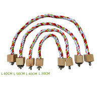 HKM-017363 Parrot Climbing Rope Toy Bird Swing Rings