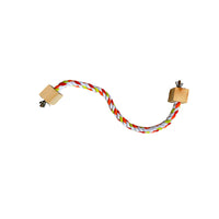 HKM-017363 Parrot Climbing Rope Toy Bird Swing Rings