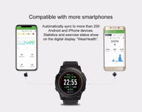 HKM-017427 VIBE 3 HR 3D SmartWatch with Heart Rate Monitor, Waterproof, Sleep & Motion Tracking