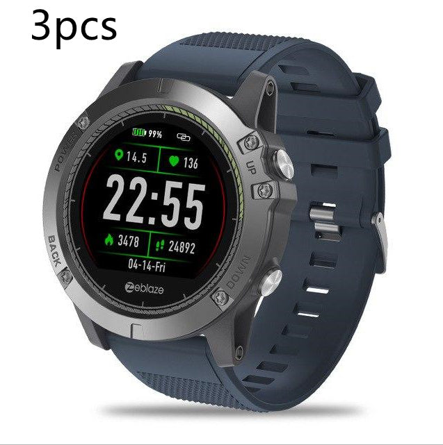 HKM-017427 VIBE 3 HR 3D SmartWatch with Heart Rate Monitor, Waterproof, Sleep & Motion Tracking