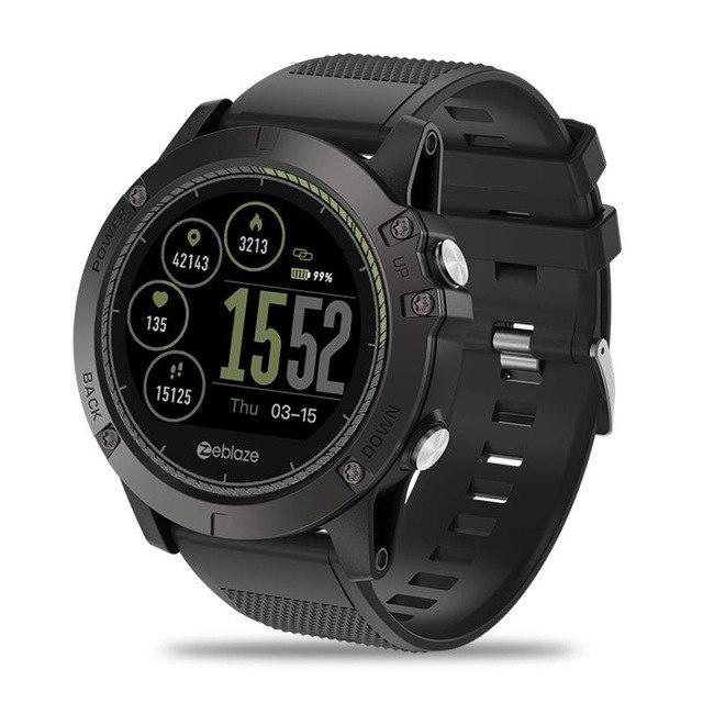 HKM-017427 VIBE 3 HR 3D SmartWatch with Heart Rate Monitor, Waterproof, Sleep & Motion Tracking