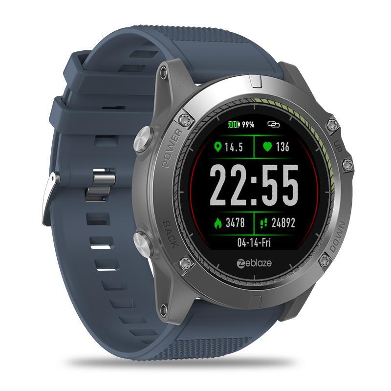 HKM-017427 VIBE 3 HR 3D SmartWatch with Heart Rate Monitor, Waterproof, Sleep & Motion Tracking