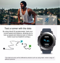 HKM-017427 VIBE 3 HR 3D SmartWatch with Heart Rate Monitor, Waterproof, Sleep & Motion Tracking