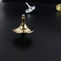 HKM-017491 Classic Metal Spinning Top Toy for Stress Relief and Fun, Suitable for Ages 3 and Up