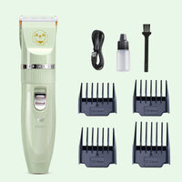 HKM-017683 Wireless Pet Hair Trimmer Set with Washable Heads and 5 Adjustable Combs