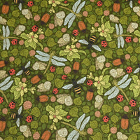 HKM-017747 Cotton Muslin Nordic Retro Print Fabric - 1 Yard (90cm x 110cm)