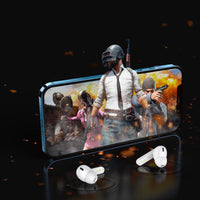 HKM-017811 Wireless Stereo Gaming Headset with Bluetooth 5.0 for Mobile Gaming and Music - Black/White