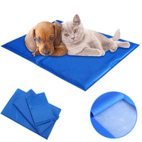 HKM-017939 Cooling Gel Pet Pad for Small and Medium Dogs and Cats, Waterproof and Foldable Mat, Ideal for Summer Use
