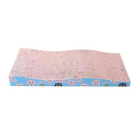 HKM-017939 High-Density Corrugated Paper Claw Shaped Round Cat Toy and Litter Box Accessory