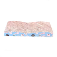 HKM-017939 High-Density Corrugated Paper Claw Shaped Round Cat Toy and Litter Box Accessory