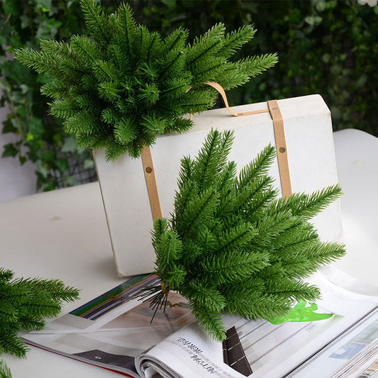 HKM-018195 Realistic Christmas Tree Pine Needle Simulation Decoration - 24cm Length, 8cm Width