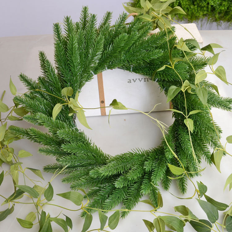 HKM-018195 Realistic Christmas Tree Pine Needle Simulation Decoration - 24cm Length, 8cm Width