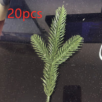 HKM-018195 Realistic Christmas Tree Pine Needle Simulation Decoration - 24cm Length, 8cm Width