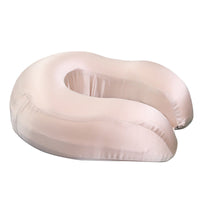 HKM-018195 Silk U-Shape Neck Pillow in Solid Colors for Adults - Various Options Available
