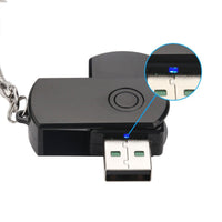 HKM-018259 Voice Activated USB Recorder with 1230 Minutes of WAV Audio Storage